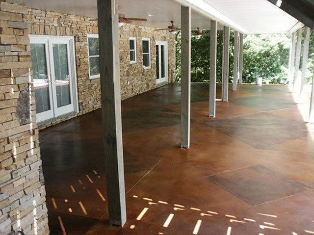 Best ideas about DIY Stained Concrete Patio
. Save or Pin Weekend DIY Stained Concrete Now.