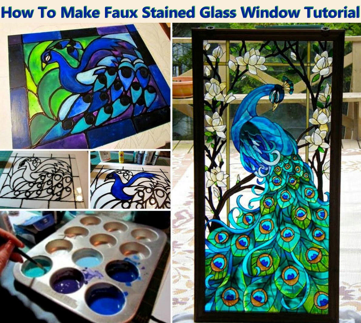 Best ideas about DIY Stained Glass
. Save or Pin DIY Faux Stained Glass Window Tutorial s Now.