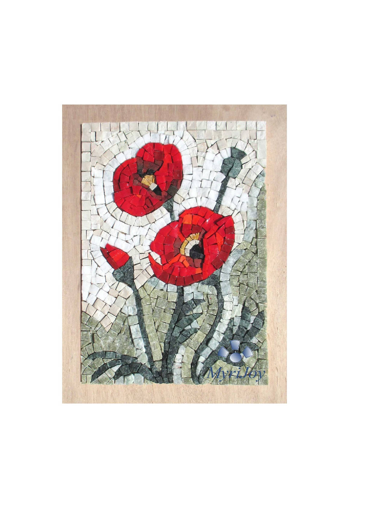 Best ideas about DIY Stained Glass Kit
. Save or Pin Mosaic kit DIY Poppies Stained glass mosaic tiles Mosaics Now.