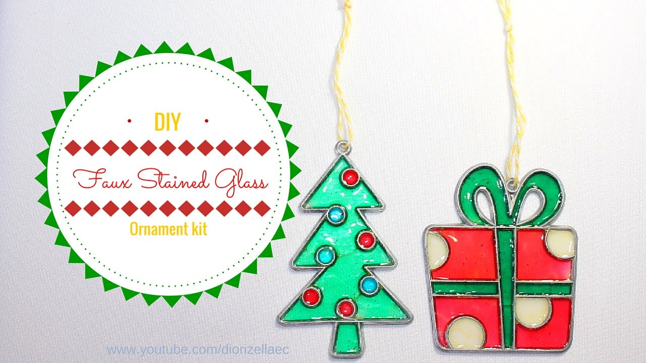 Best ideas about DIY Stained Glass Kit
. Save or Pin DIY Faux Stained Glass Ornament kit Adorno en imitacion Now.
