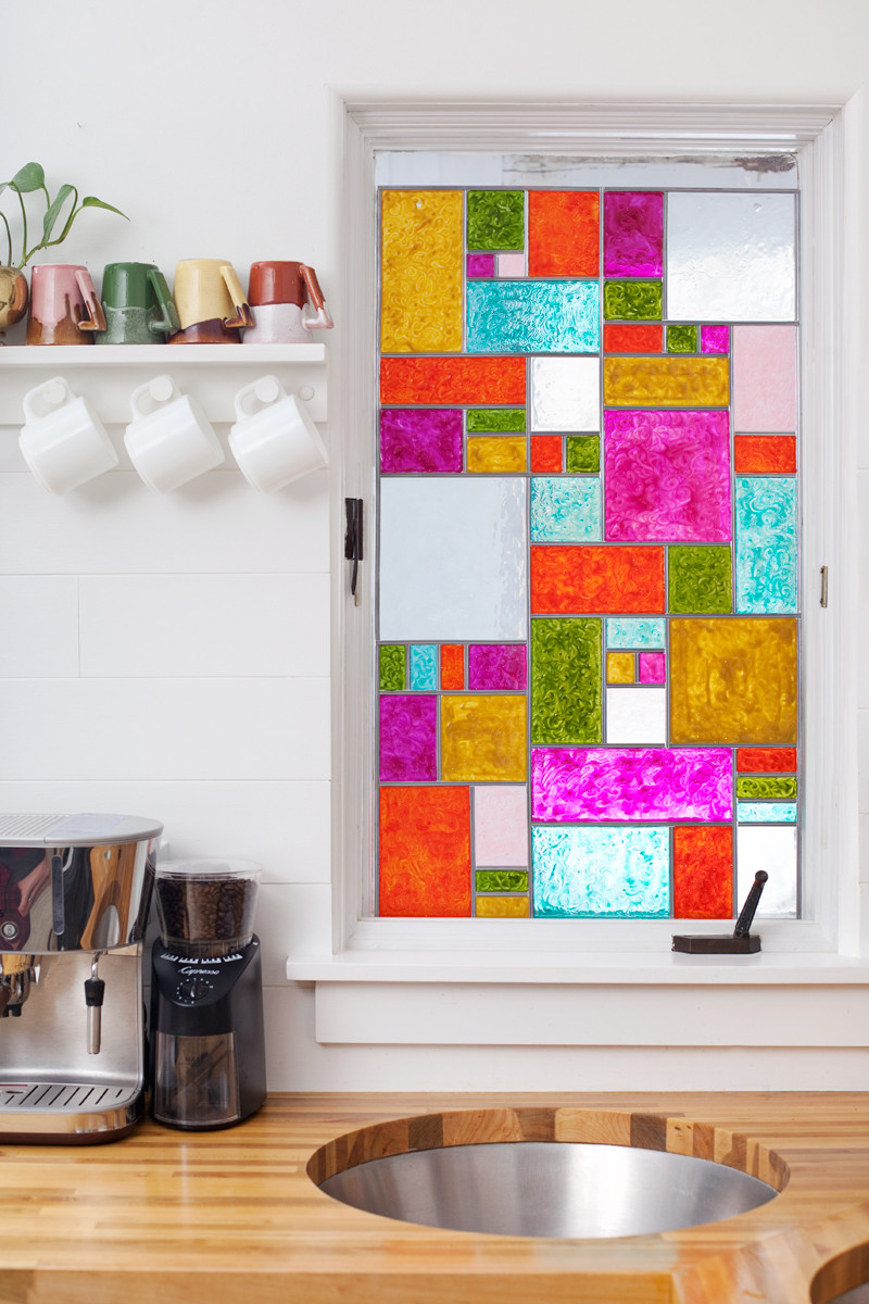 Best ideas about DIY Stained Glass
. Save or Pin DIY Faux Stained Glass – A Beautiful Mess Now.