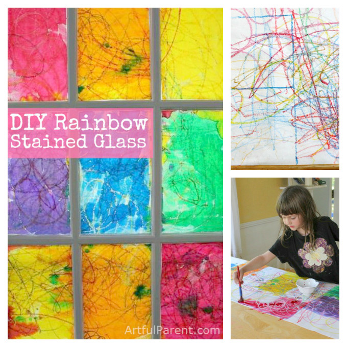 Best ideas about DIY Stained Glass Window Kits
. Save or Pin A DIY Rainbow Stained Glass Window Now.