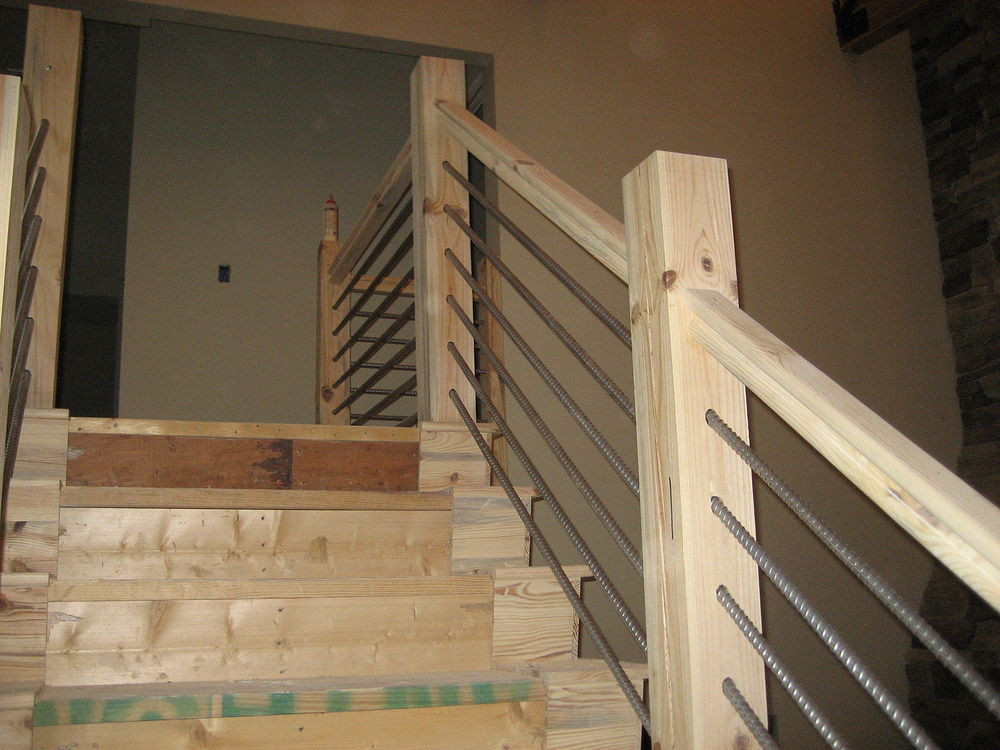 Best ideas about DIY Stair Railing
. Save or Pin Building a Home Cable Rail Staircase Now.