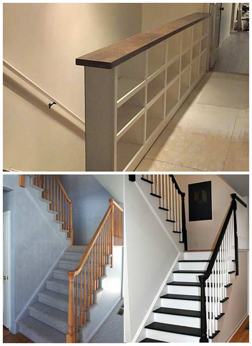 Best ideas about DIY Stair Railings
. Save or Pin DIY Stair Railing Projects And Makeovers – iSeeiDoiMake Now.