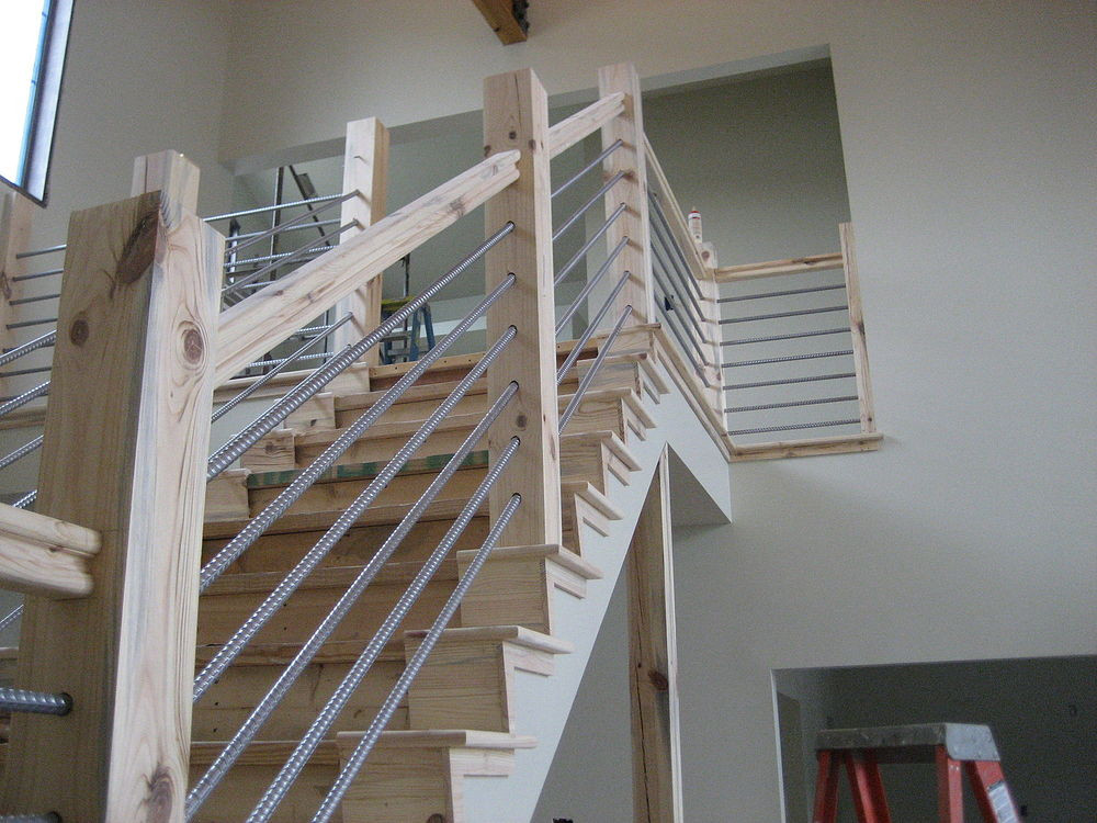 Best ideas about DIY Stair Railings
. Save or Pin DIY Cable Rail Staircase Now.