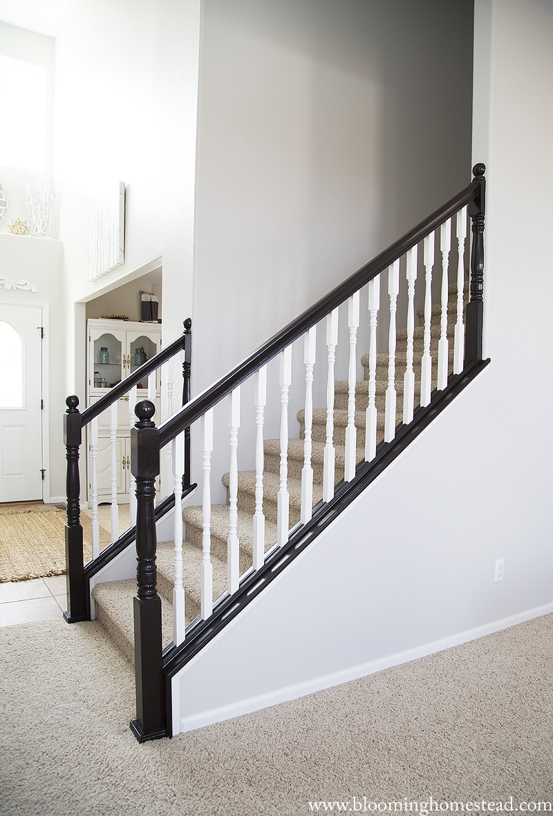 Best ideas about DIY Stair Railings
. Save or Pin DIY Stair Railing Makeover Page 2 of 2 Blooming Homestead Now.
