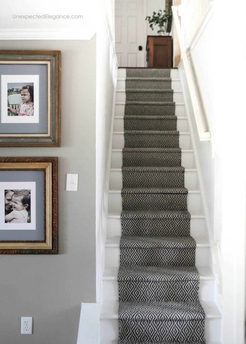 Best ideas about DIY Stair Runner
. Save or Pin How to replace carpet with an inexpensive stair runner for Now.