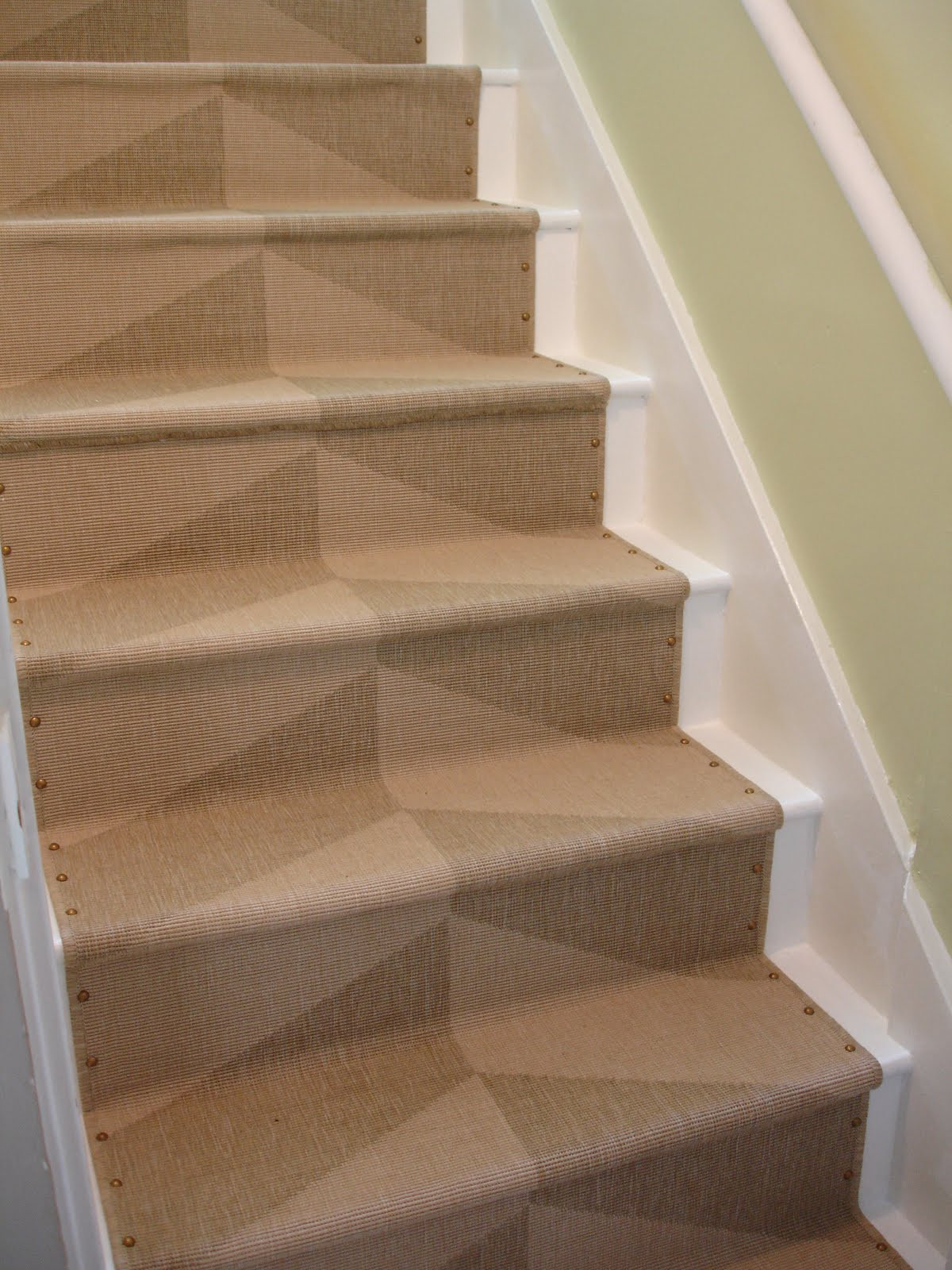 Best ideas about DIY Stair Runner
. Save or Pin loft & cottage diy nailhead stair runner Now.
