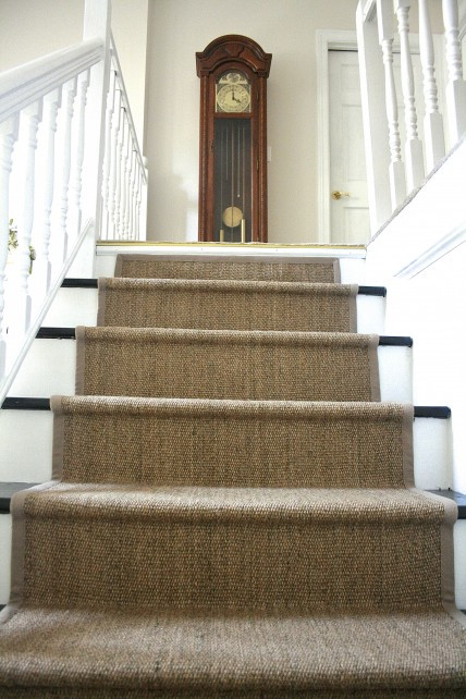 Best ideas about DIY Stair Runner
. Save or Pin DIY Ikea Jute Rug Stair Runner What Emily Does Now.
