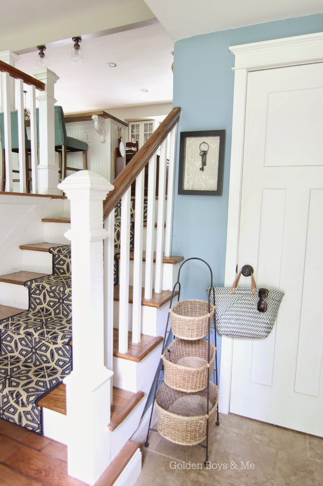 Best ideas about DIY Stair Runner
. Save or Pin Golden Boys and Me DIY Stair Runner Now.