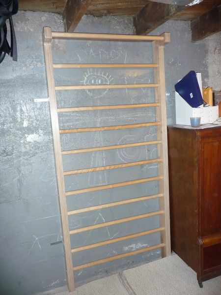 Best ideas about DIY Stall Bars
. Save or Pin How to make Swedish stall bars Gym Ideas Now.