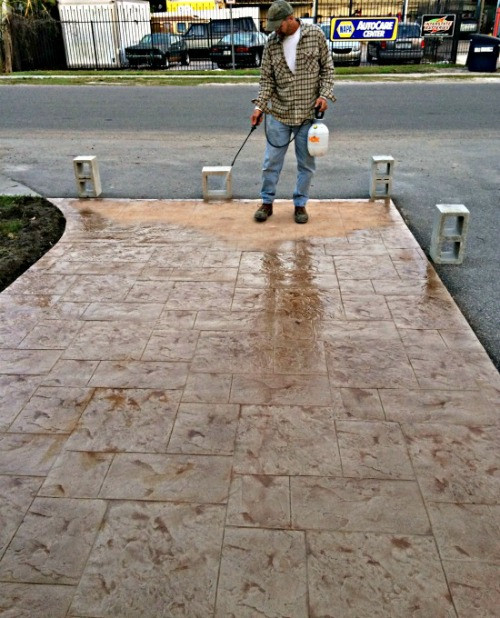 Best ideas about DIY Stamped Concrete
. Save or Pin GROUTING AND SEALING DIY CONCRETE COUNTERTOPS Now.
