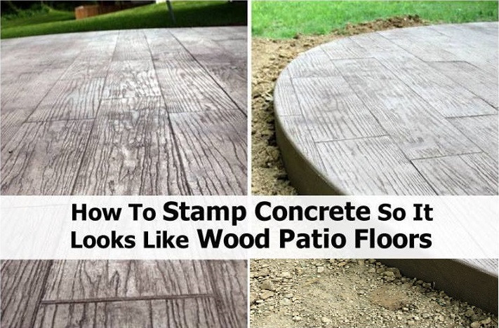 Best ideas about DIY Stamped Concrete
. Save or Pin DIY Stamped Concrete Wood Now.