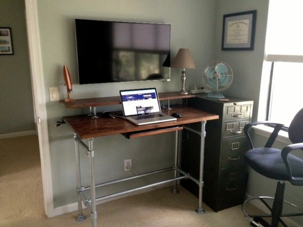 Best ideas about DIY Standing Desk
. Save or Pin 37 DIY Standing Desks Built with Pipe and Kee Klamp Now.