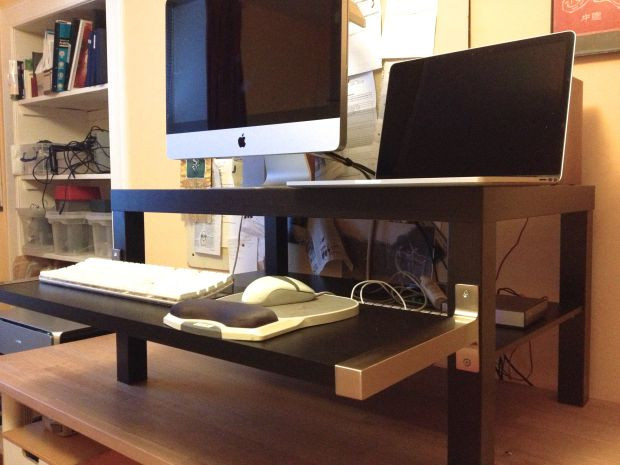 Best ideas about DIY Standing Desk Ikea
. Save or Pin ikea lack standing desk Now.