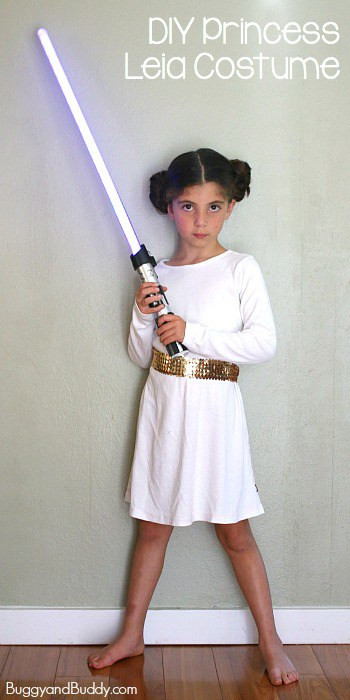 Best ideas about DIY Star Wars Costumes
. Save or Pin Easy Princess Leia Costume Buggy and Buddy Now.