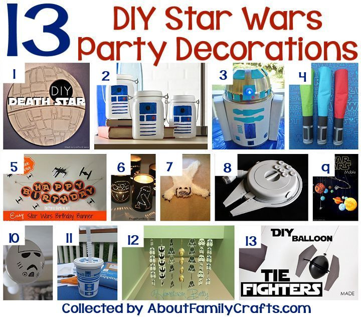 Best ideas about DIY Star Wars
. Save or Pin 75 DIY Star Wars Party Ideas – About Family Crafts Now.