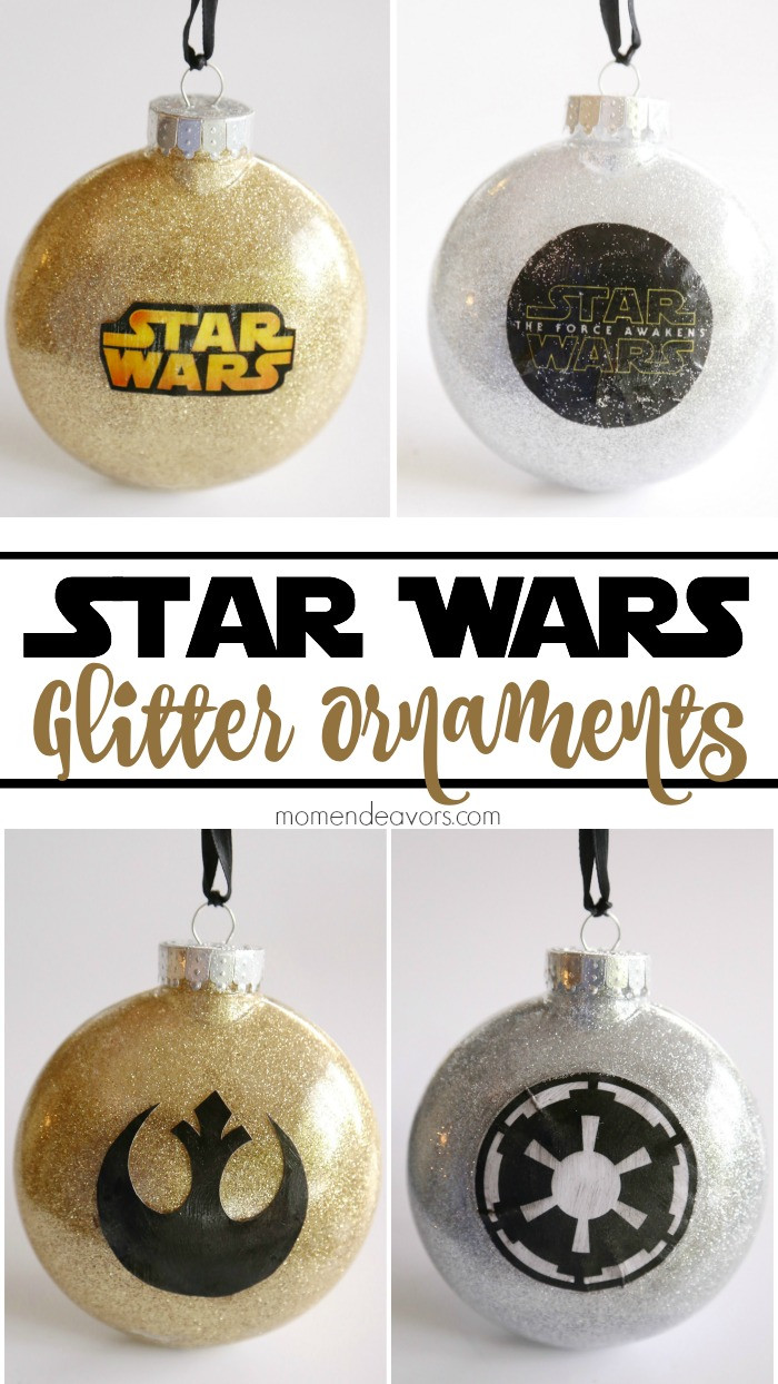 Best ideas about DIY Star Wars
. Save or Pin DIY Glitter Star Wars Ornaments Now.