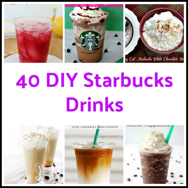 Best ideas about DIY Starbucks Drinks
. Save or Pin 40 DIY Starbucks Drinks Now.