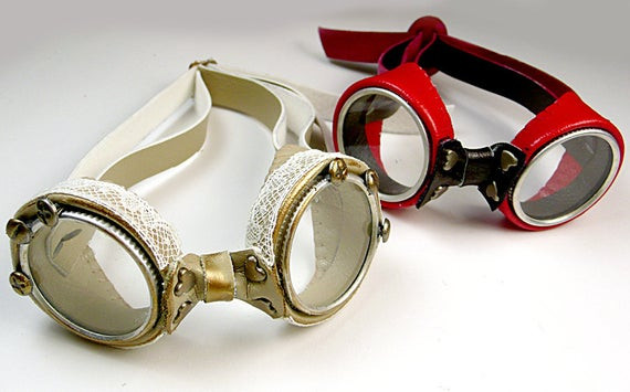 Best ideas about DIY Steampunk Goggles
. Save or Pin DIY Goggle PDF Tutorial Patterns Aviator Costume by Now.