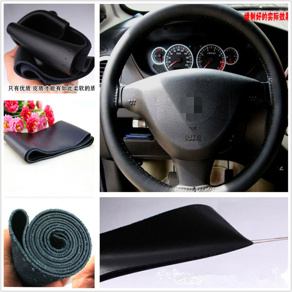 Best ideas about DIY Steering Wheel Cover
. Save or Pin Soft Grip genuine leather Car DIY Steering wheel cover Now.