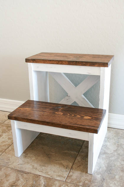 Best ideas about DIY Step Stools
. Save or Pin e Board Challenge Rustic X Back Step Stool Addicted Now.