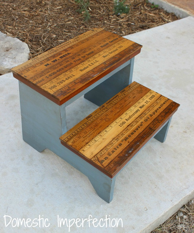Best ideas about DIY Step Stools
. Save or Pin Kids Step Stool with Yardstick Steps Domestic Imperfection Now.
