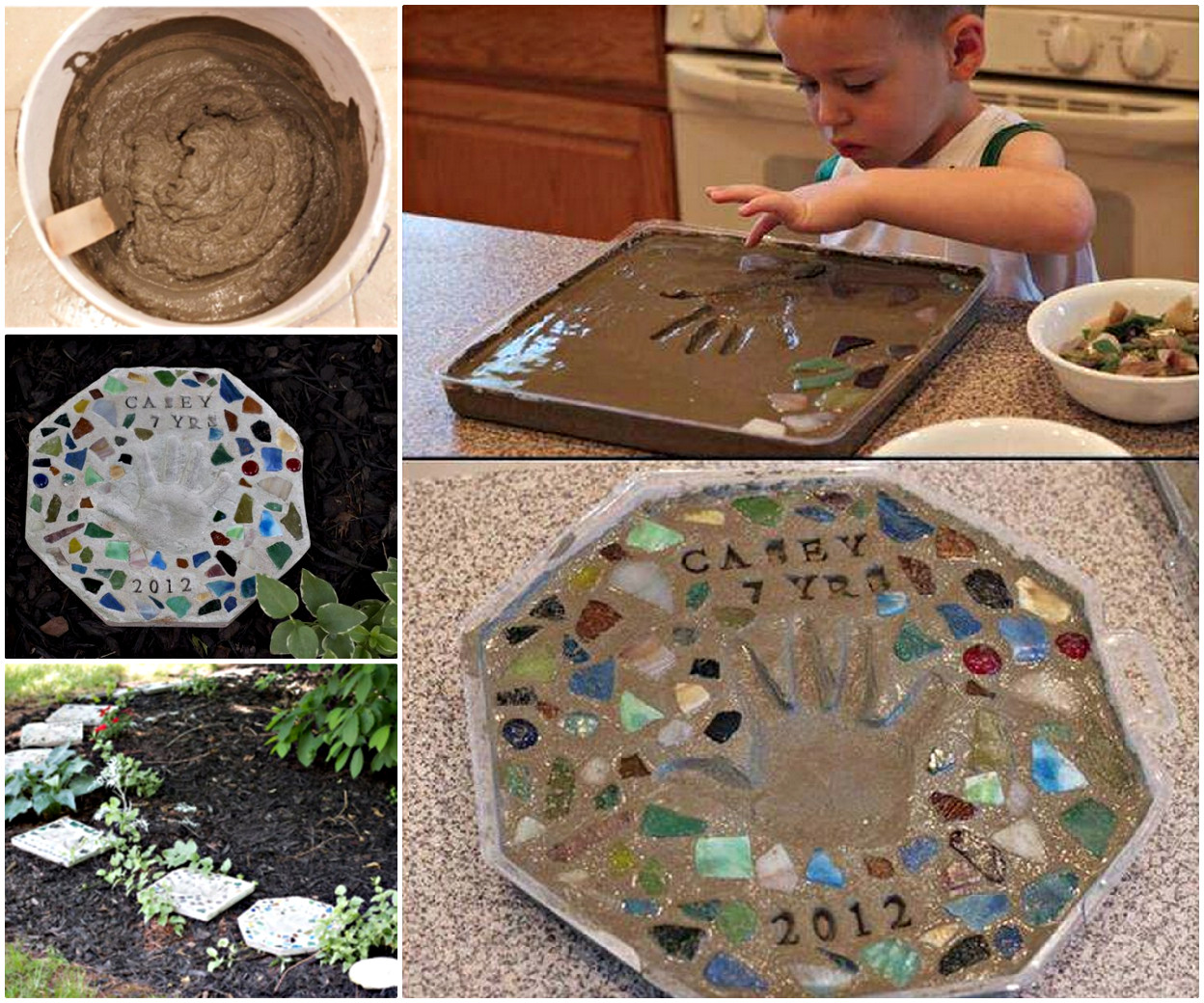 Best ideas about DIY Stepping Stones
. Save or Pin Heartwarming Handprint Stepping Stones For Gardens Now.