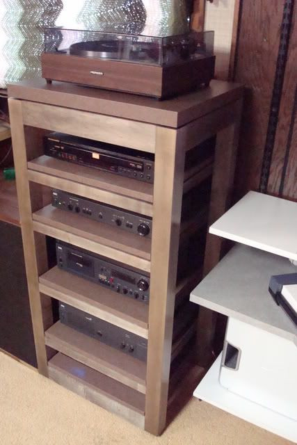 Best ideas about DIY Stereo Cabinet
. Save or Pin DIY Audio Rack Progress not a FleXy Now.