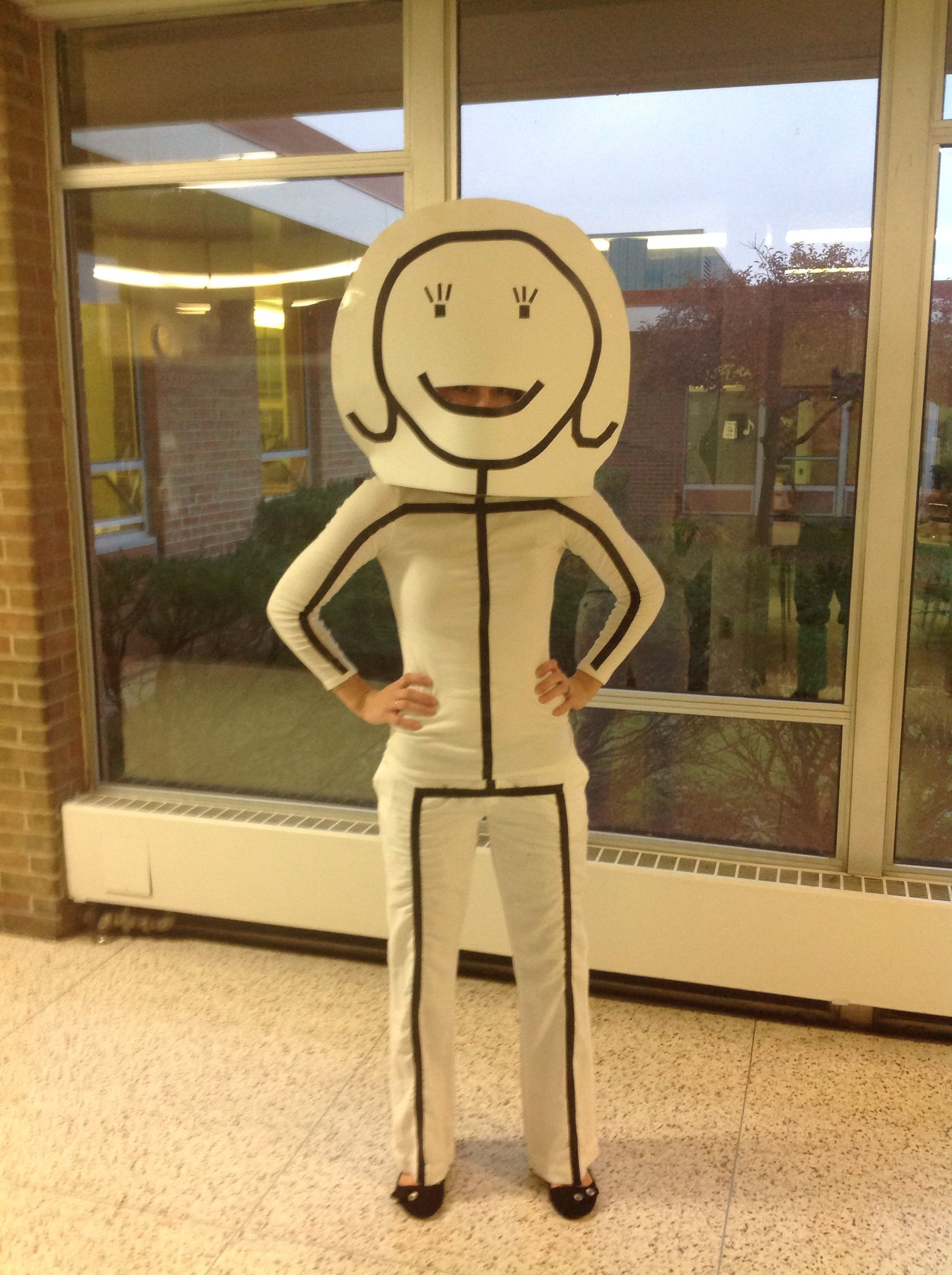 Best ideas about DIY Stick Figure Costume
. Save or Pin My DIY teacher stick figure halloween costume Now.