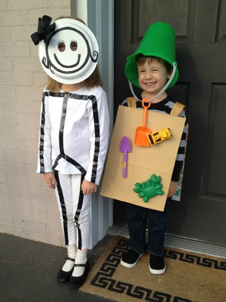 Best ideas about DIY Stickman Costume
. Save or Pin DIY Cheap Easy and Adorable Sandbox Halloween Costume Now.