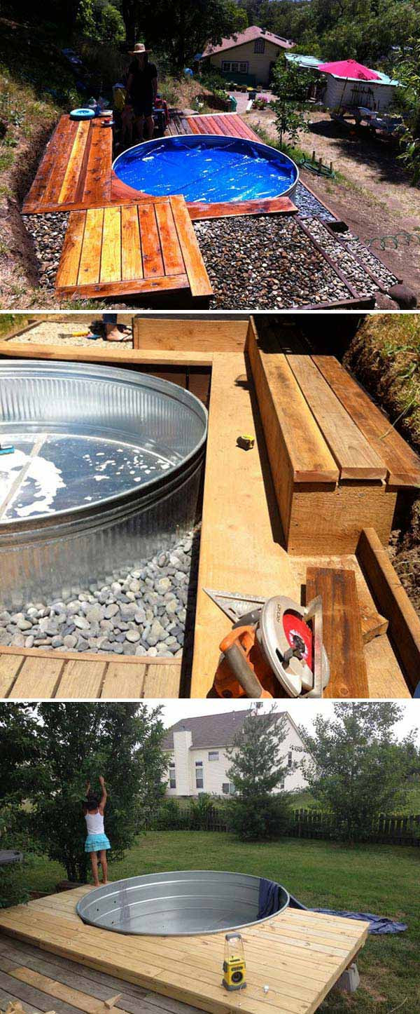 Best ideas about DIY Stock Tank Pool
. Save or Pin DIY Galvanized Stock Tank Pool to Beat The Summer Heat Now.