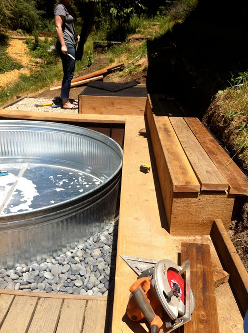 Best ideas about DIY Stock Tank Pool
. Save or Pin Galvanized Stock Tank Turned DIY Pool Now.