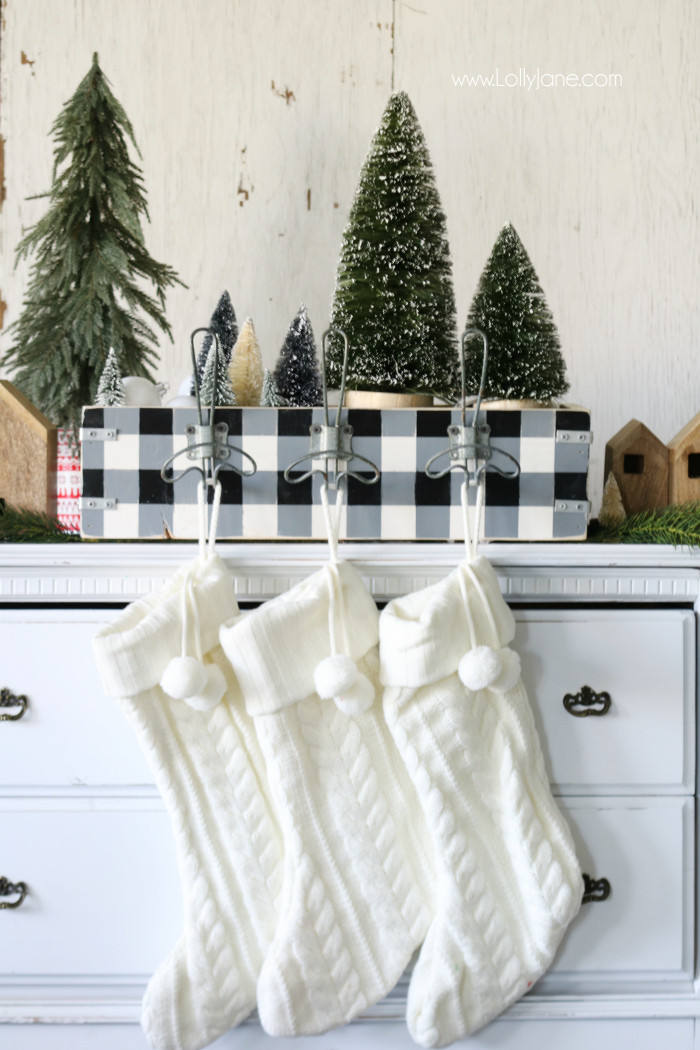 Best ideas about DIY Stocking Holder
. Save or Pin diy stocking holder Lolly Jane Now.