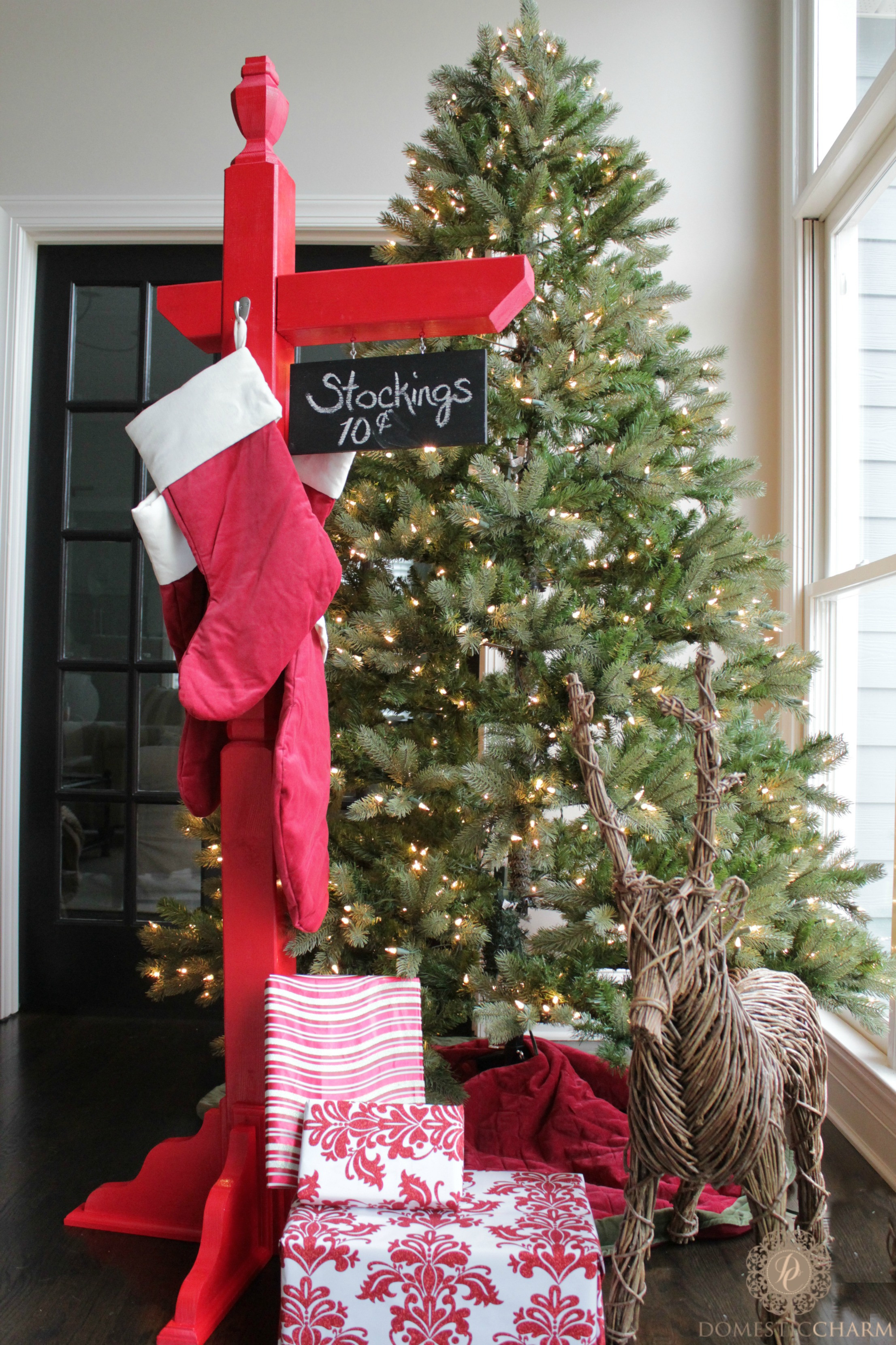 Best ideas about DIY Stocking Holder
. Save or Pin DIY Stocking Holder with The Home Depot Domestic Charm Now.