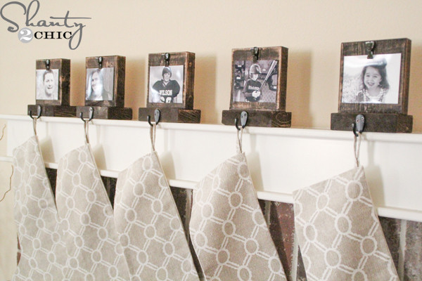 Best ideas about DIY Stocking Holder
. Save or Pin DIY Stocking Hangers Shanty 2 Chic Now.