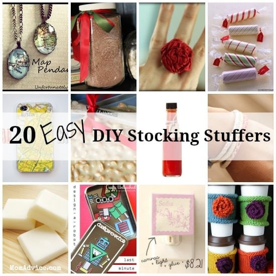 Best ideas about DIY Stocking Stuffers
. Save or Pin 20 Easy DIY Stocking Stuffers for All Ages MomAdvice Now.