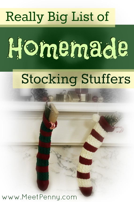 Best ideas about DIY Stocking Stuffers
. Save or Pin Really Big List of Homemade Stocking Stuffers DIY Linky Now.