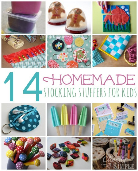 Best ideas about DIY Stocking Stuffers
. Save or Pin 14 Homemade Stocking Stuffers for Kids Cleverly Simple Now.