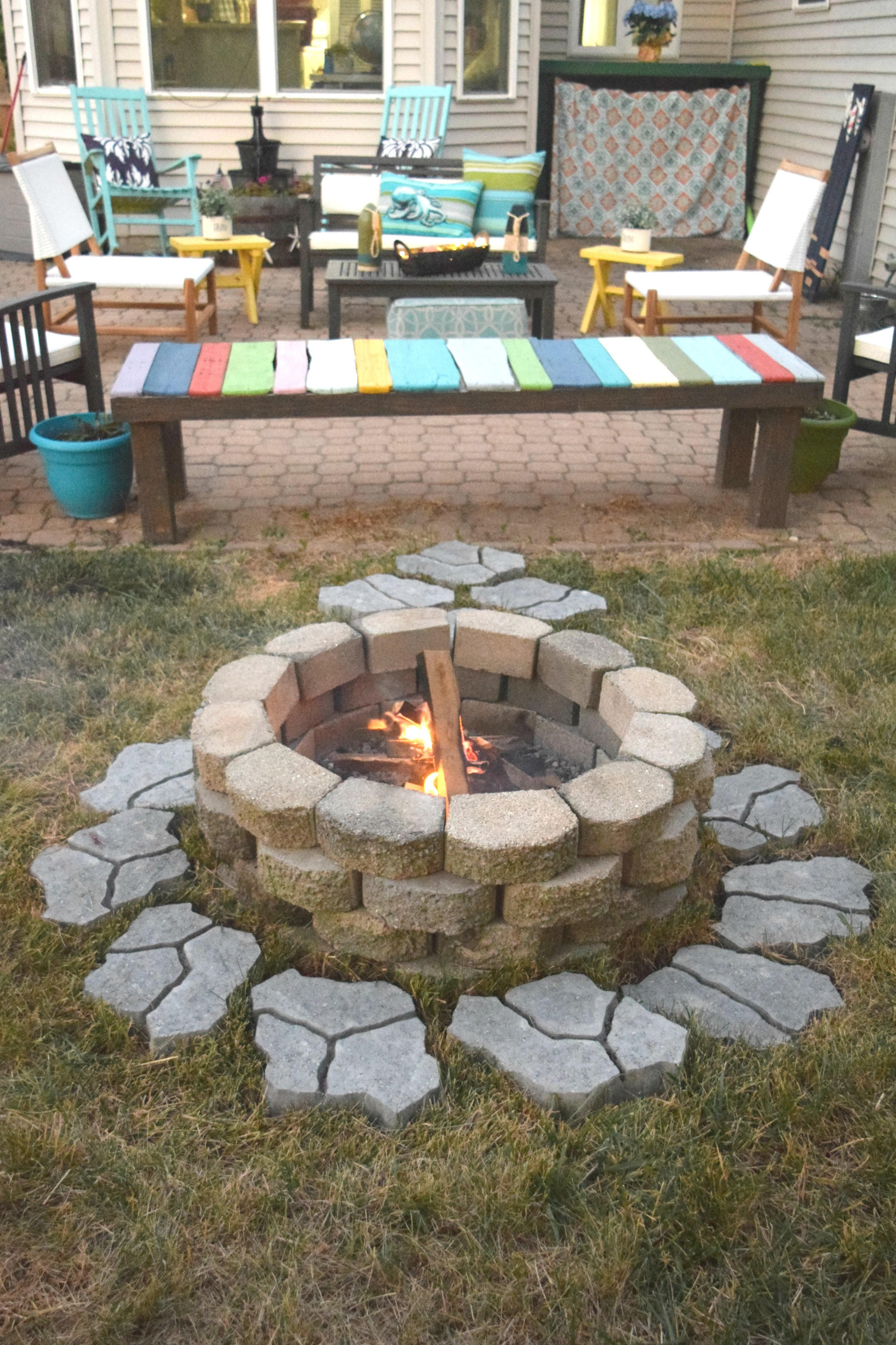 Best ideas about DIY Stone Fire Pit
. Save or Pin DIY fire pit for the backyard • Our House Now a Home Now.
