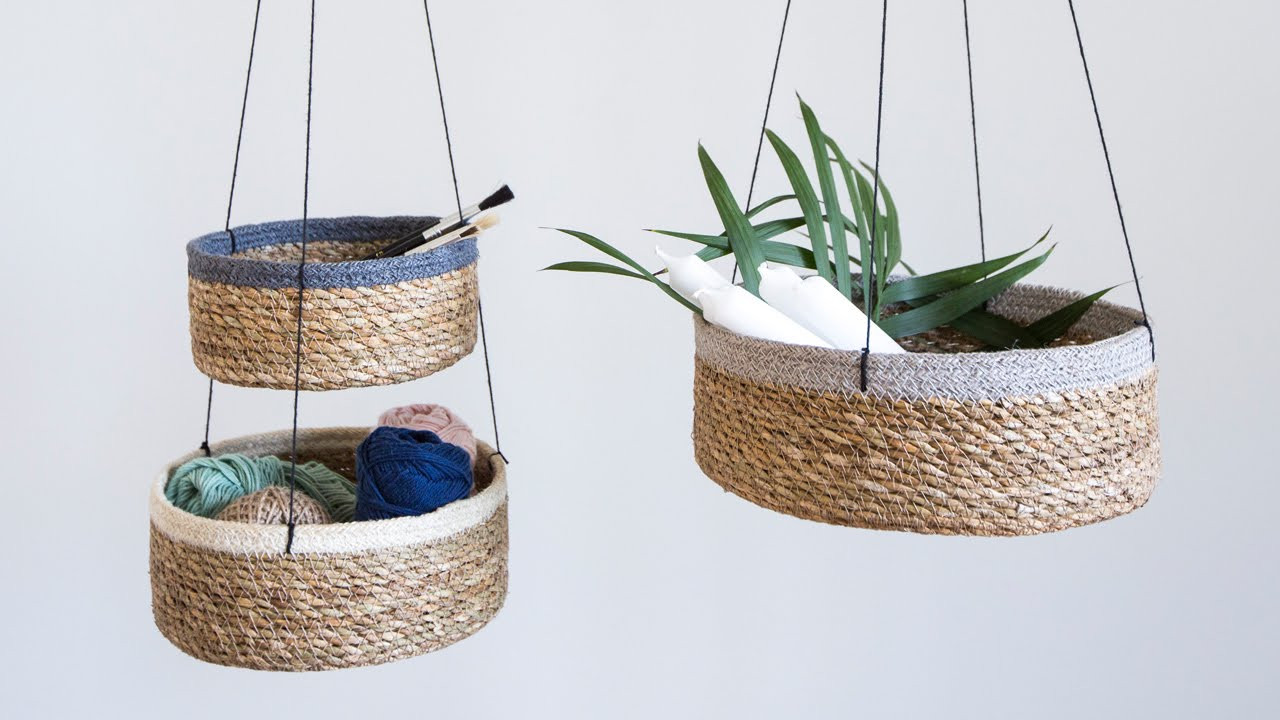 Best ideas about DIY Storage Basket
. Save or Pin DIY Seagrass storage baskets by Søstrene Grene Now.