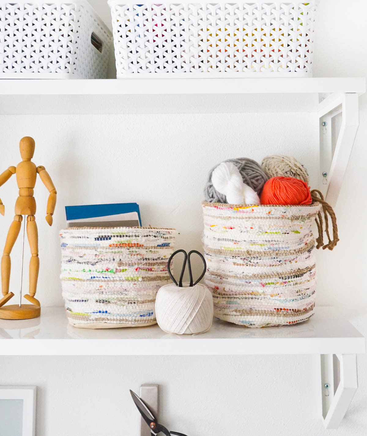 Best ideas about DIY Storage Basket
. Save or Pin DIY Rag Rug Storage Baskets Now.
