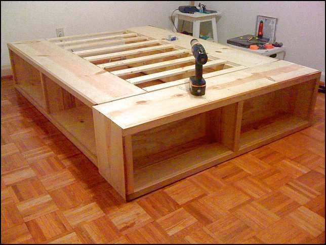 Best ideas about DIY Storage Bed Frame
. Save or Pin Full Size Bed Frame With Storage Plans Now.