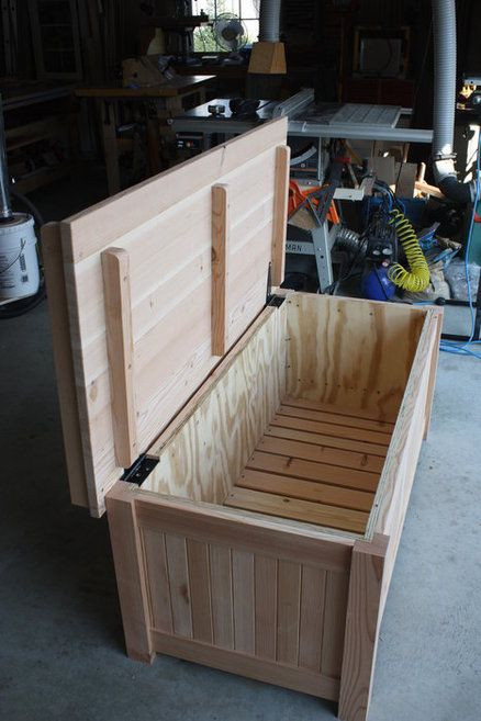 Best ideas about DIY Storage Bench
. Save or Pin From this to a storage bench Now.