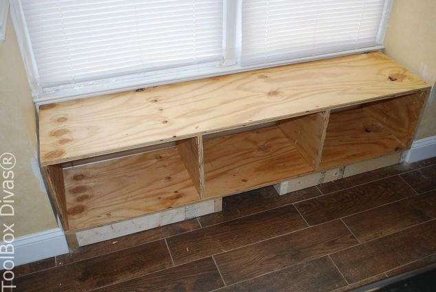 Best ideas about DIY Storage Bench Seat
. Save or Pin DIY Window Bench Seat With Drawer Storage Now.