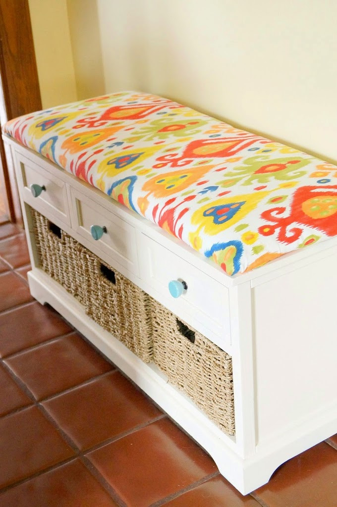 Best ideas about DIY Storage Bench With Cushion
. Save or Pin DIY Window Seat Bookcase with No Sew Bench Cushion Now.