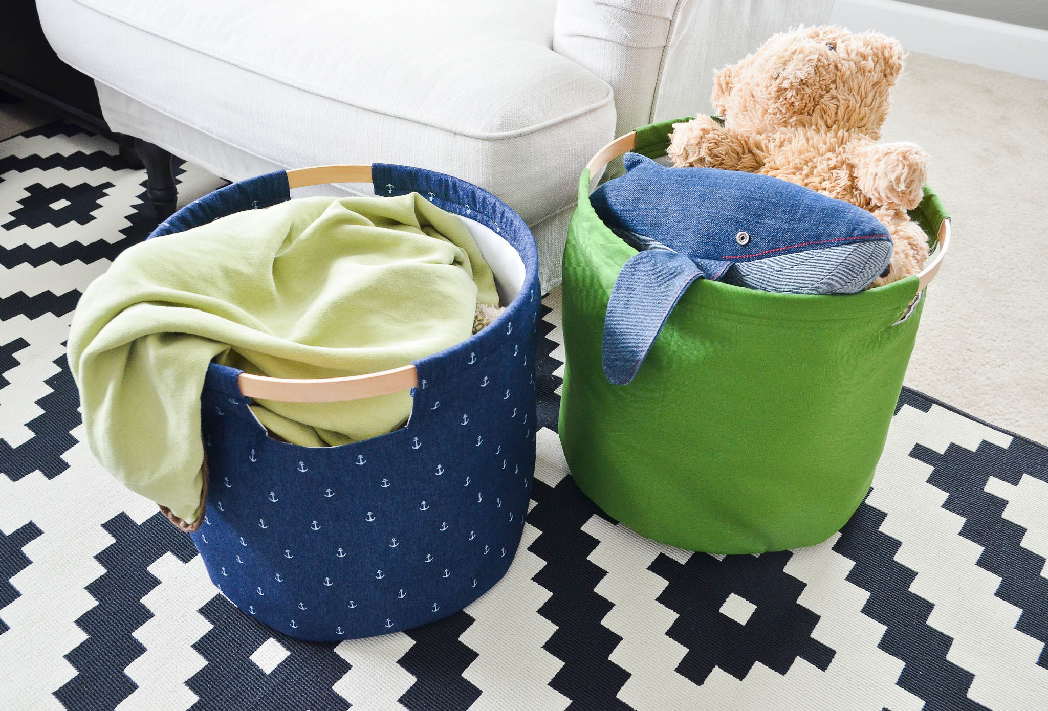 Best ideas about DIY Storage Bins
. Save or Pin DIY Fabric Storage Bins Project Nursery Now.