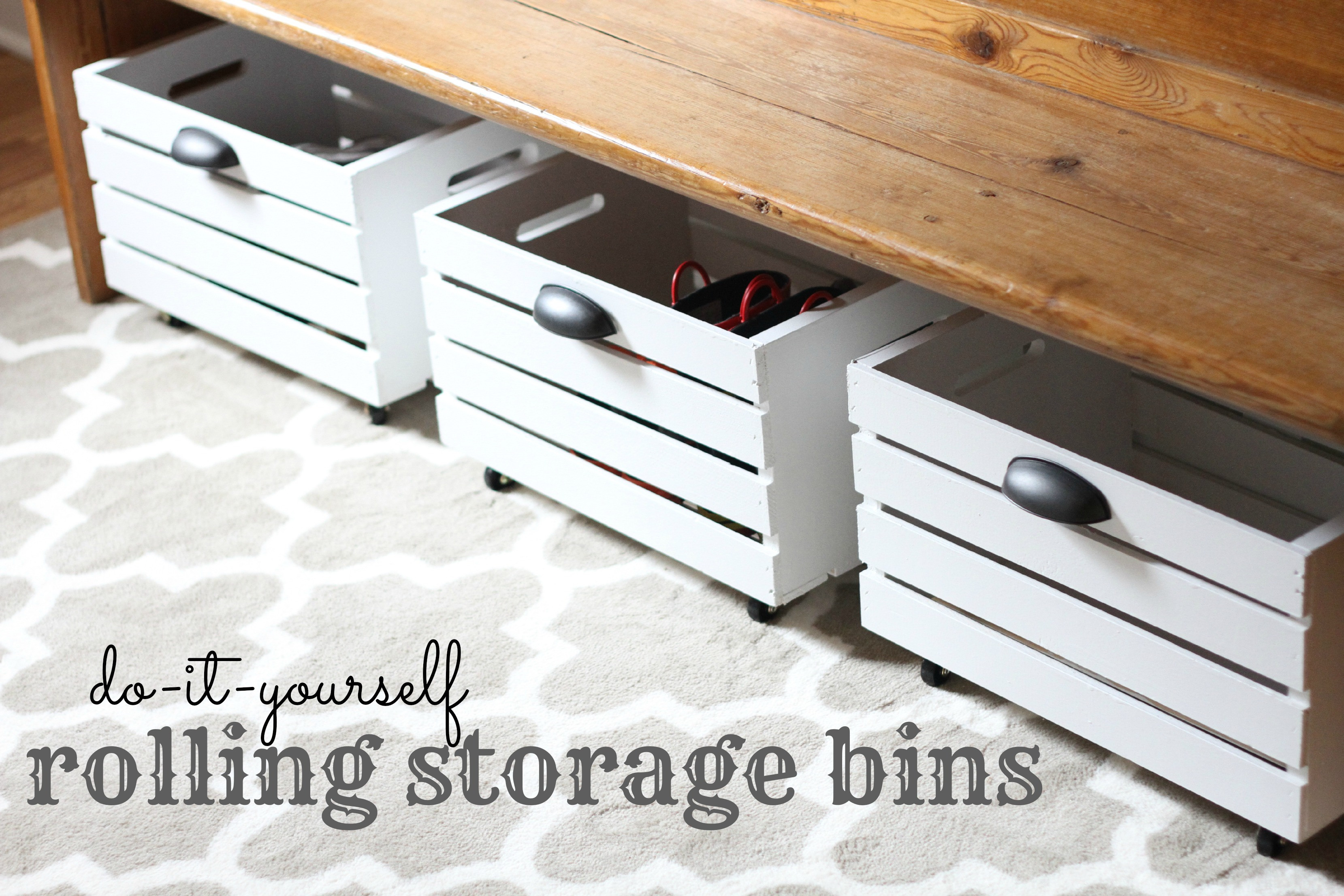 Best ideas about DIY Storage Bins
. Save or Pin DIY Rolling Storage Bin I Can Teach My Child Now.