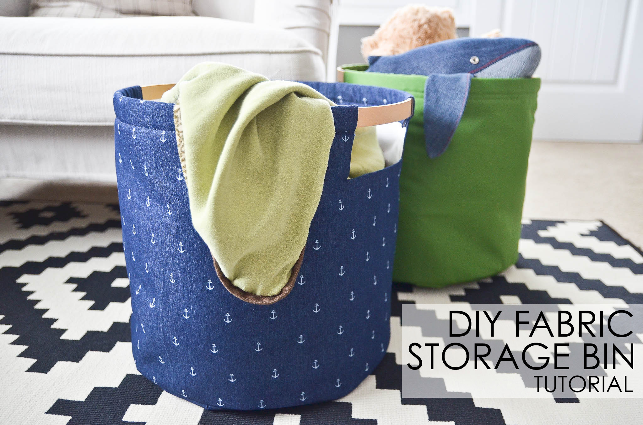 Best ideas about DIY Storage Bins
. Save or Pin DIY Fabric Storage Bins Project Nursery Now.