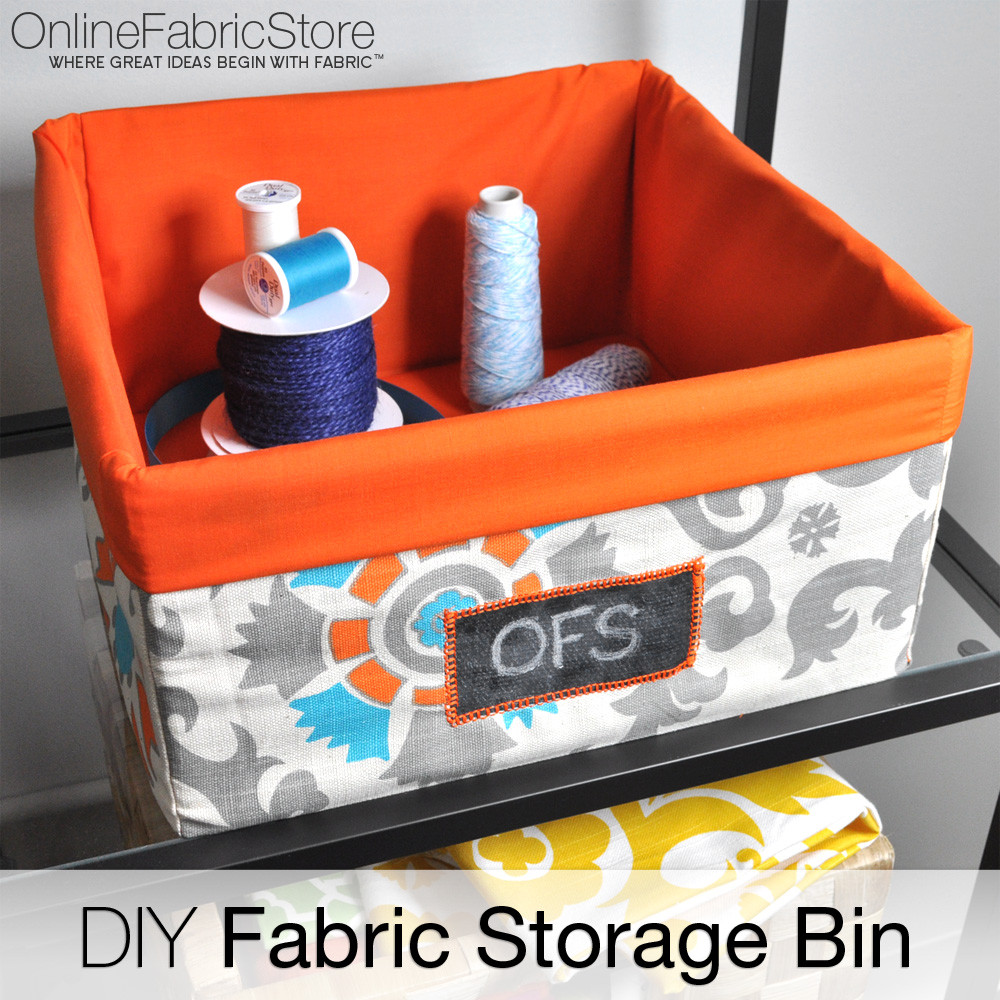 Best ideas about DIY Storage Bins
. Save or Pin DIY Fabric Storage Bin Tutorial lineFabricStore Blog Now.